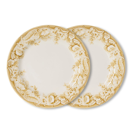 HKliving Sunday Ceramics Dinner plate "Yellow" PER STUK