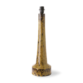 HKliving Retro stoneware lamp base / Retro Lampenvoet | mustard