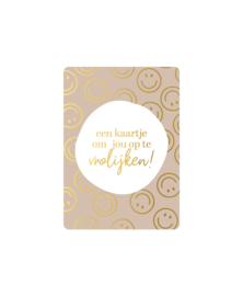 Kassaplan A7 Kaartje "Een kaartje om jou op te vrolijken"