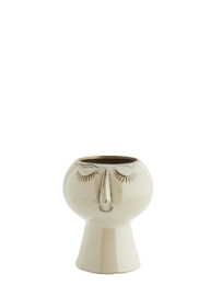 Madam Stoltz Flowerpot White Face imprint