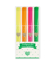 Djeco Lovely Paper 4 Highlighters "Fluor"