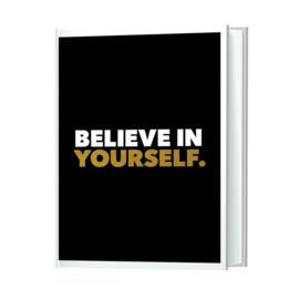 Gift boekje "Believe in yourself"