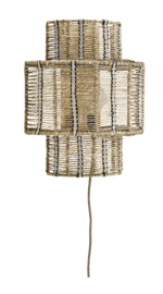 Madam Stoltz Muurlamp van zeegras