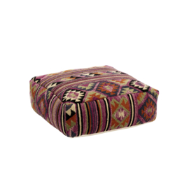 Madam Stoltz Artisanal Handwoven jute pouf