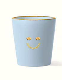 The Gift Label Mug "Home is happy"