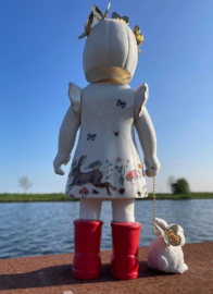 Lammers & Lammers Femke met vlinders en konijn