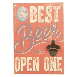 Flesopener bieropener "The best beer is an open one"