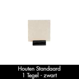 Tegelstandaard hout | zwart