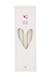 Zusss 10 smalle rustieke kaarsen | off whiteQ3 2026