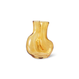 HKliving  Gleam glass vase | amber