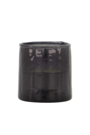 Zusss Waxinelicht Hammered | antraciet