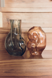 HKliving  Gleam glass vase | olive