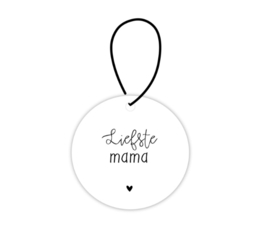 Winkeltje van Anne Mini roundie hanger "Liefste mama"