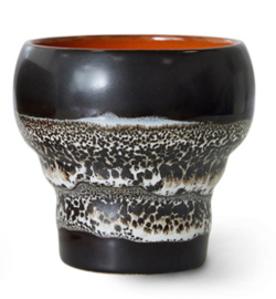 HKliving 70's Ceramics Lungo mug "Basalt" | Hurricane