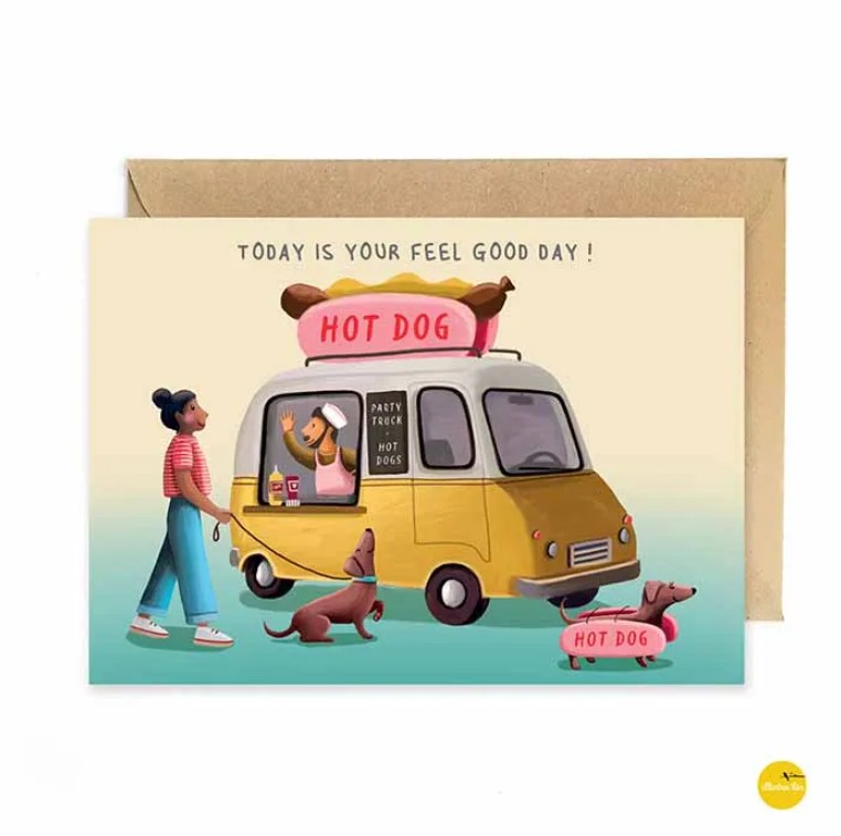 Wenskaart Today is your feel good day