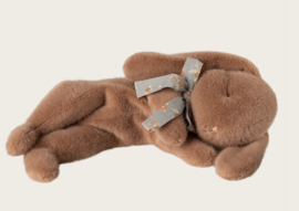 Maileg Sleeping Bunny plush small | soft brown