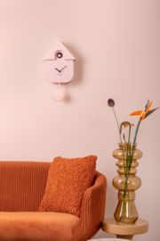 Karlsson Wall Clock Modern Cuckoo | soft pink
