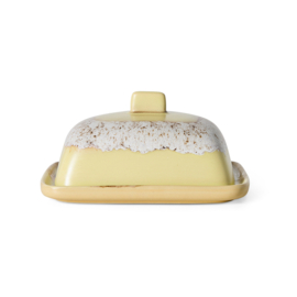 HKliving 70's Ceramics Butterdish "Custard"