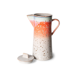 HKliving 70's Ceramics Coffee pot / Koffiepot | Asteroids