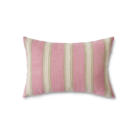 HKliving  Woven striped cushion "Blush"
