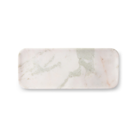 HKliving Marble Tray | White-pink-green