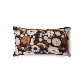 HKliving Doris for HKliving cushion "Floral" | Cream brown