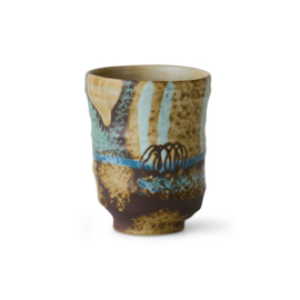 HKliving Artist Ceramics Coffee mug "Scratched"