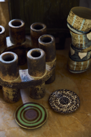HKliving 70's Ceramics Coaters "Final touch" set of 4