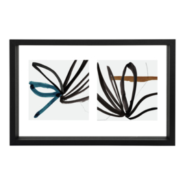 Urban Nature Culture Photo frame Double | black