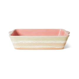 HKliving 70's Ceramics Oven dish large "Umber"