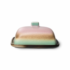 HKliving 70's Ceramics Butterdish | Mercury