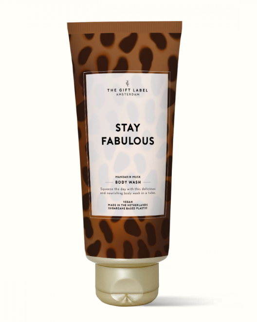 The Gift Label Body "Stay Fabulous"