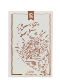 100% Leuk Geurzakje "Bloemetje voor jou"