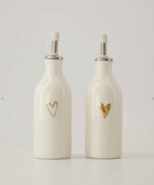 Zusss Olie-/Azijnfles "dicht hartje"