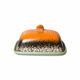 HKliving 70's Ceramics Butterdish / Botervloot | Meteor