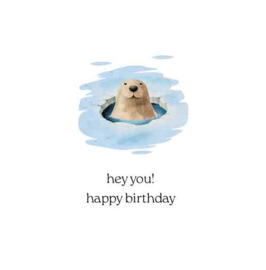 Cosi Wenskaart "hey you happy birthday"