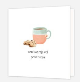 Cosi Wenskaart "Een kaartje vol positivitea"