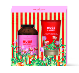 The Gift Label Gift box Sweet Surpise "Hugs & Kisses