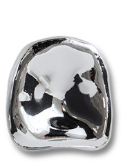 HKliving Glass sculpture B | chrome