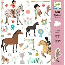 Djeco Stickers "Paarden"