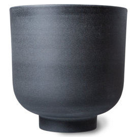 HKliving Metal planter S | charcoal