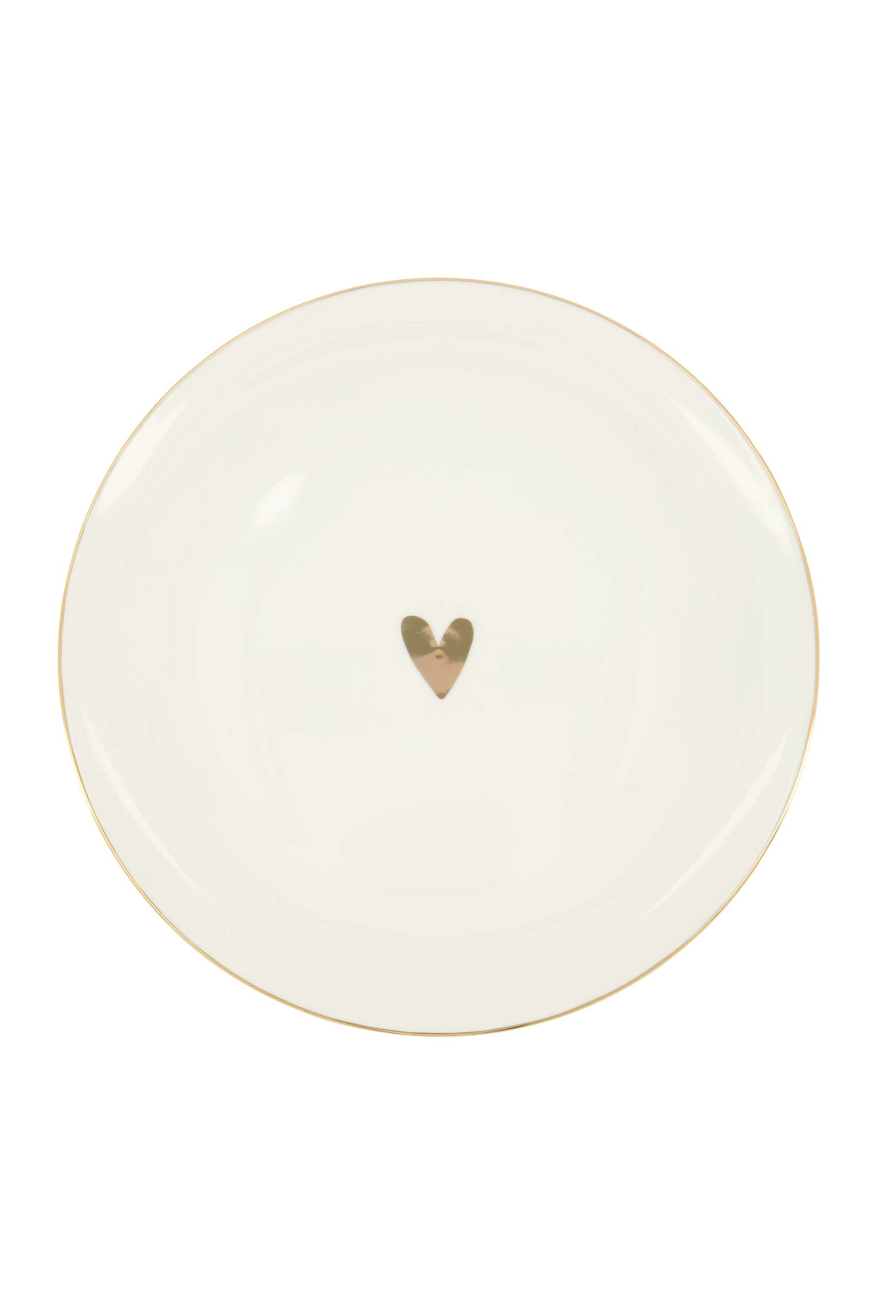 Zusss Dinerbord "hartje" | wit