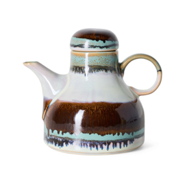 HKliving 70's Ceramics Coffee pot "Chocolate"