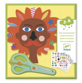 Djeco Creëer  met stickers "kapper" | 3-6 jaar