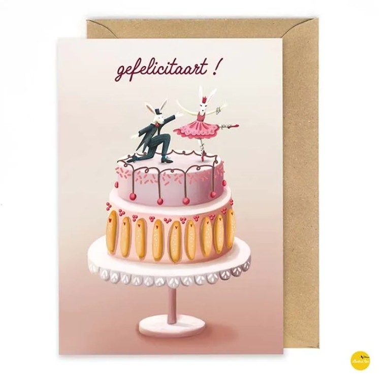 Wenskaart Gefelicitaart