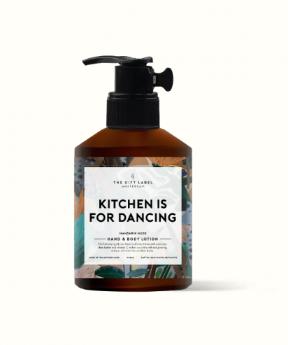 The Gift Label Hand & Body Lotion "Kitchen is for dancing"
