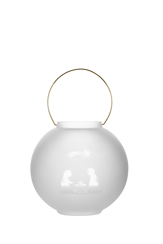 Räder Frosted glass lantern "Crib"