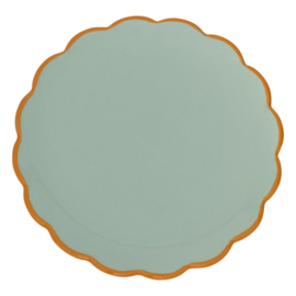 Urban Nature Culture Good Morning Sculpted Plate | celadon