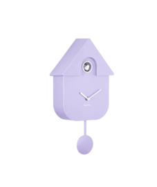 Karlsson Wall Clock Modern Cuckoo | soft purple