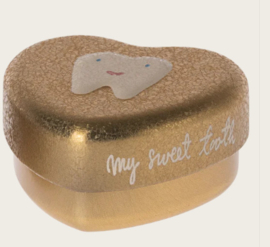 Maileg Tandendoosje hart | goud